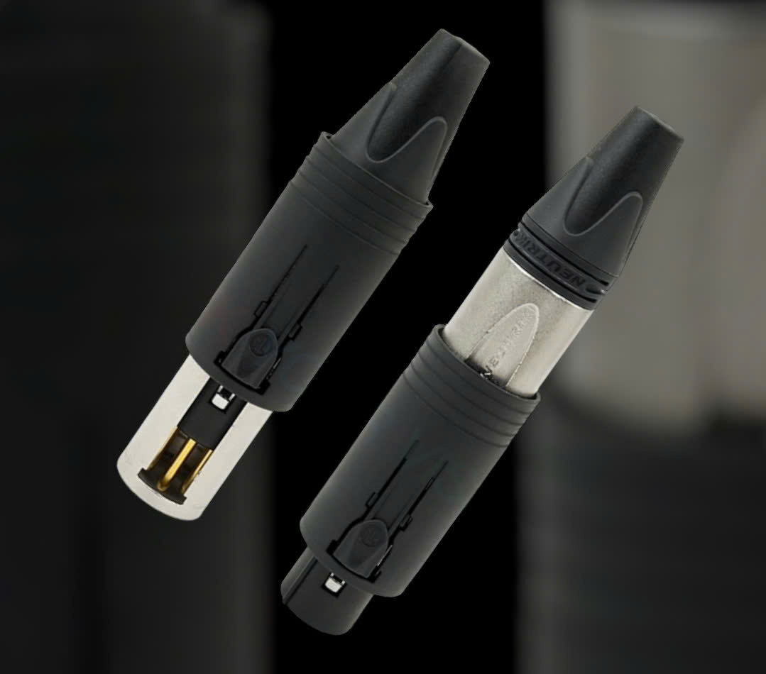 Jack Canon(XLR) lưỡng tính - Jack canon mạ vàng - Neutrik - Model NC3FM-C - Made in Liechtenstein.